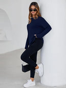 Women’s Oversized Long Sleeve T-Shirt | Casual Crewneck
