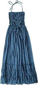 Women’s Boho Maxi Dress | Backless Ruffle Summer Dress